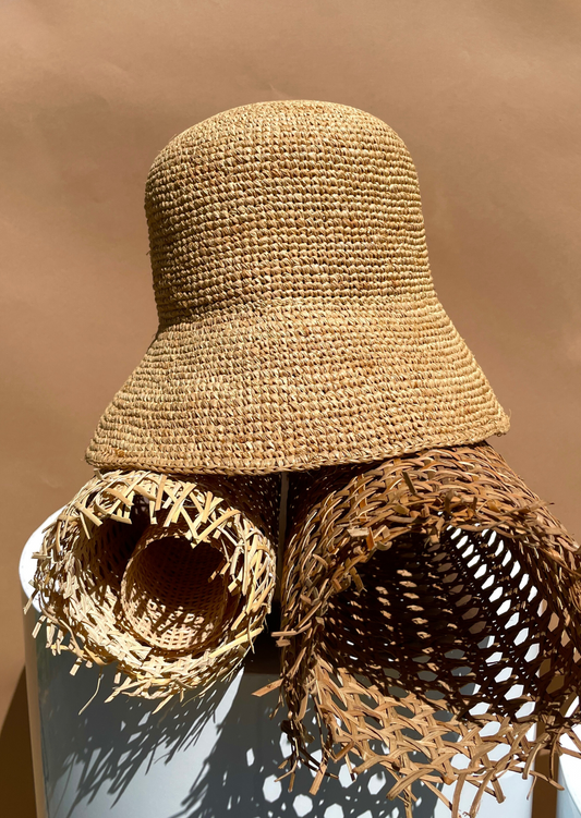 Kamili Raffia Bucket Hat