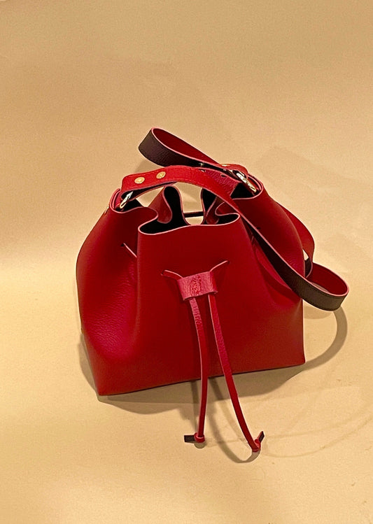 Leather Bailey Bucket Bag (Limited Color)